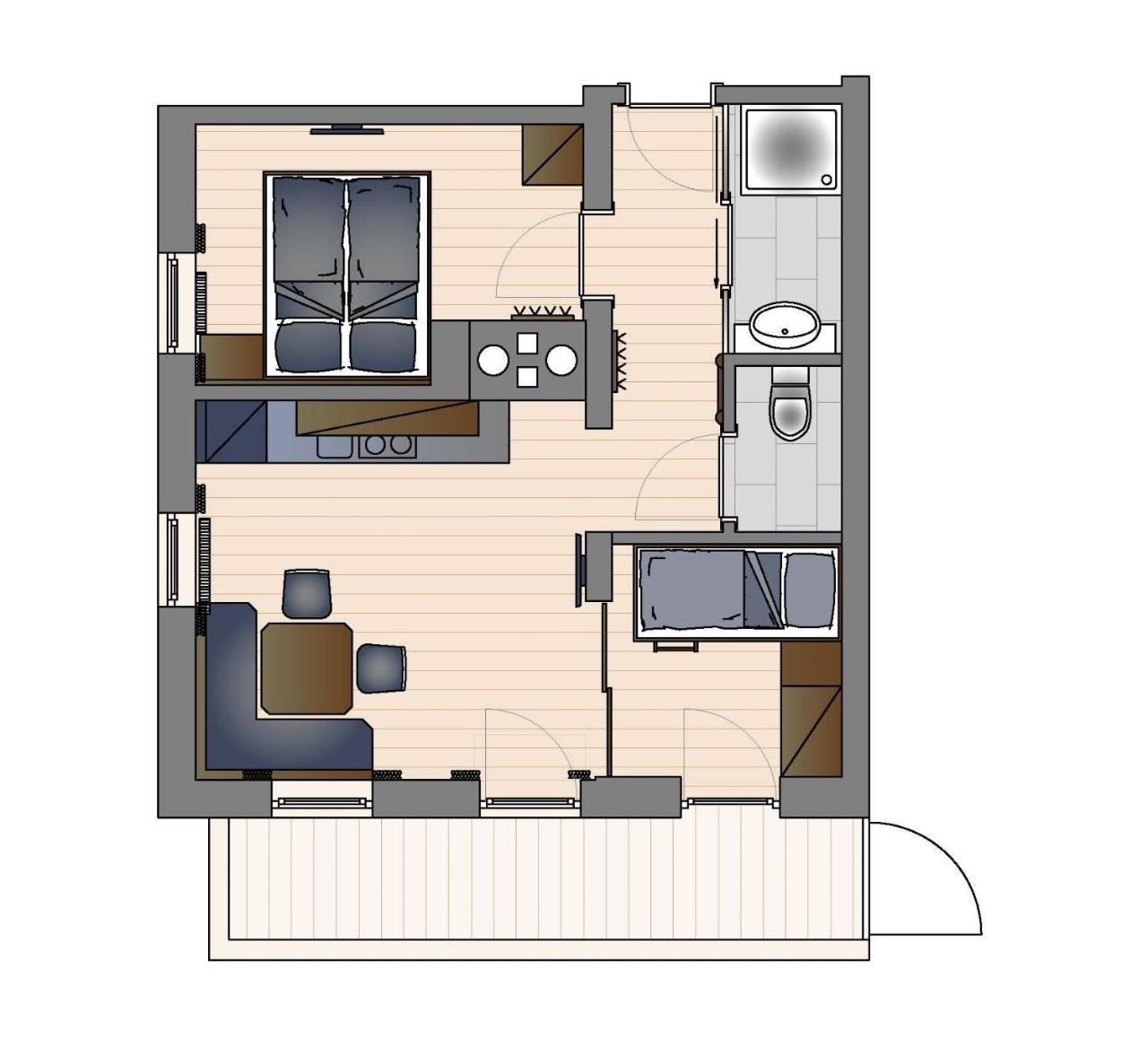 Das Gruenholz Aparthotel มึลบาค อัม โฮคเคอนิก ภายนอก รูปภาพ